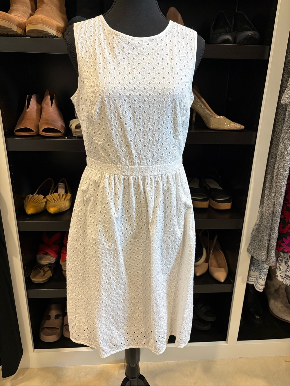 NWOT Brooks Brothers 💯% Cotton Sundress in pure white